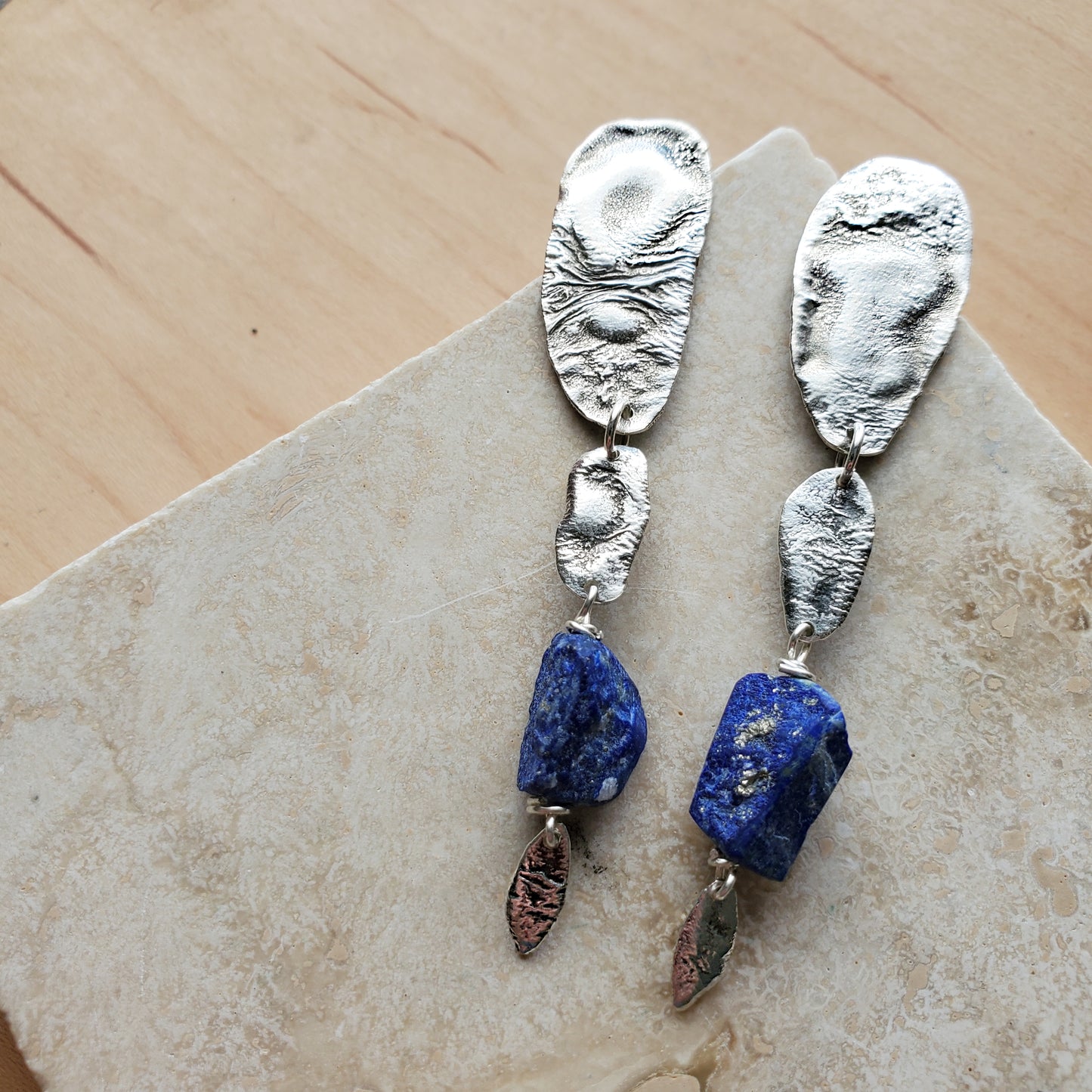 Droplet Dangles w/ Lapis Lazuli